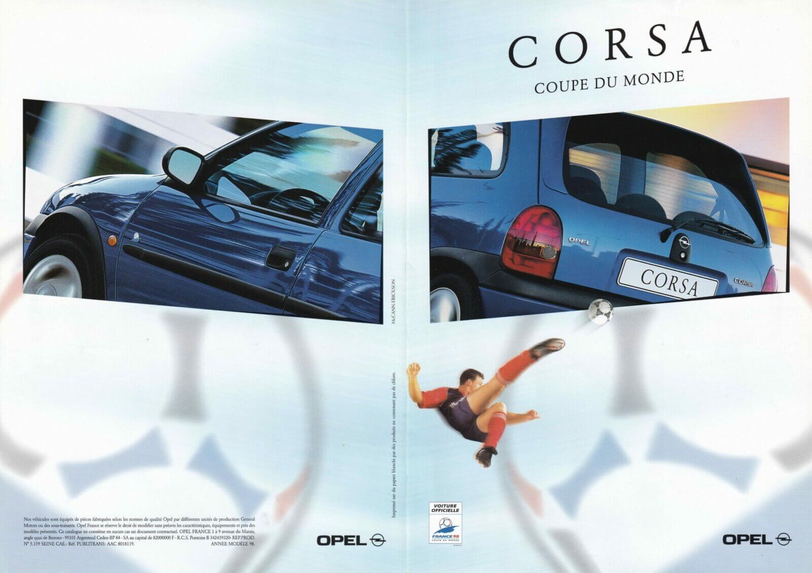 Catalogue Corsa WC98