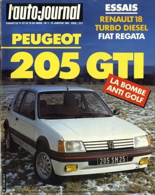 LAUTO-JOURNAL-1984-n°1-15-01-1984-205-GTI-R18TD