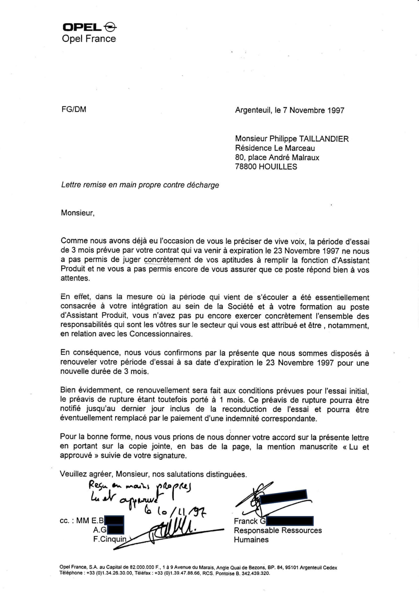 prol per essai