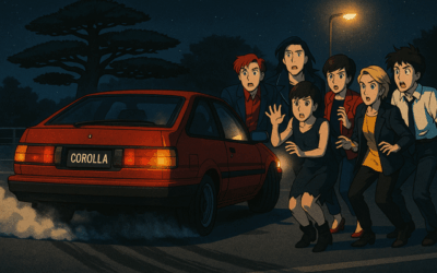 UNE AUTO, UN MORCEAU : TOYOTA COROLLA COUPÉ GT & THE HUMAN LEAGUE