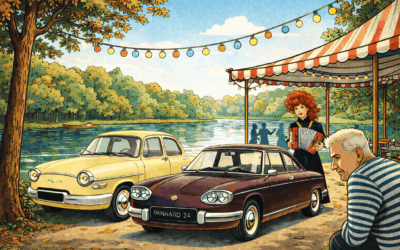 UNE AUTO, UN MORCEAU : PANHARD & YVETTE HORNER « BY JEAN-PAUL GAULTIER »